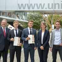 Paul Brandauer und Kilian Oberdorfer erhalten LGT University Scholarship
