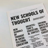 New Schools of Thought - Challenging the frontiers of architectural education