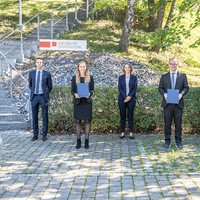 Vivien Ehle und Florian Alt ausgezeichnet mit LGT University Scholarship