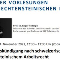 Zürcher Vorlesungen zum Liechtensteinischen Recht