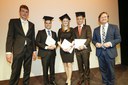 Diplomfeier mit Auszeichnungen