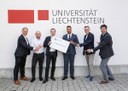 Sieger des innovativen Lehrprojekts im Bereich Künstliche Intelligenz und Kryptowährungen von Bank Frick ausgezeichnet