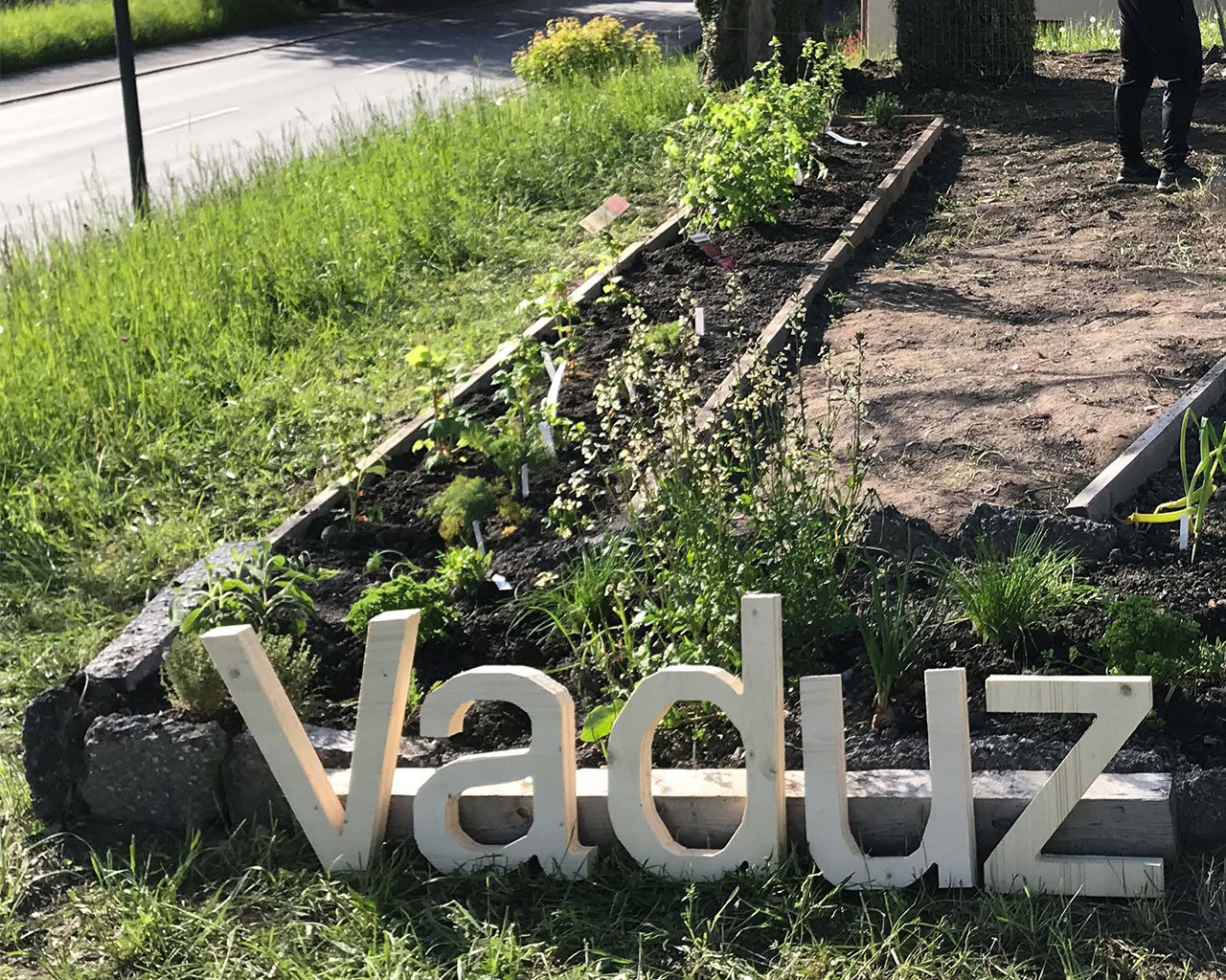 Garten in Vaduz