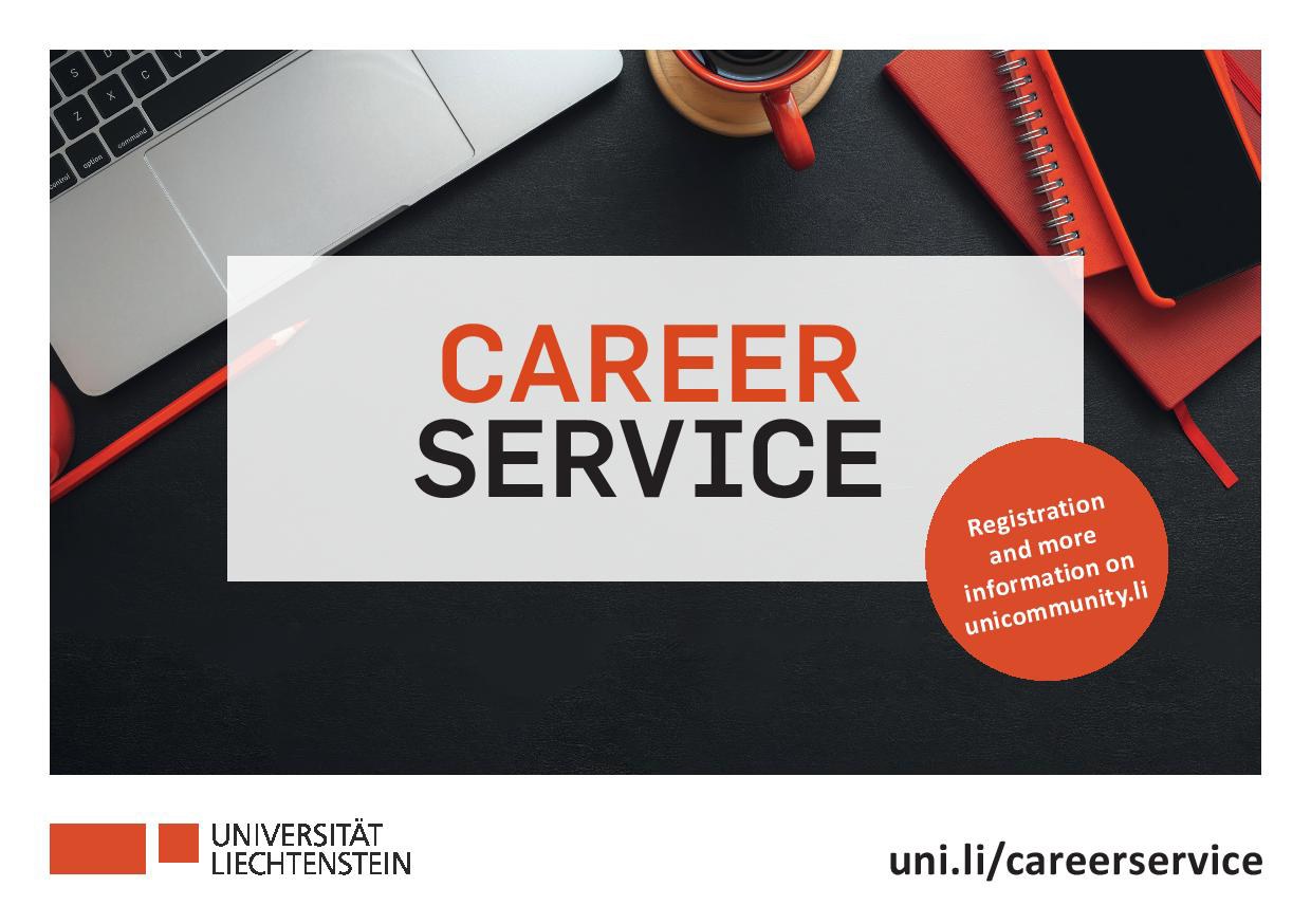 Career Servce - University of Liechtenstein