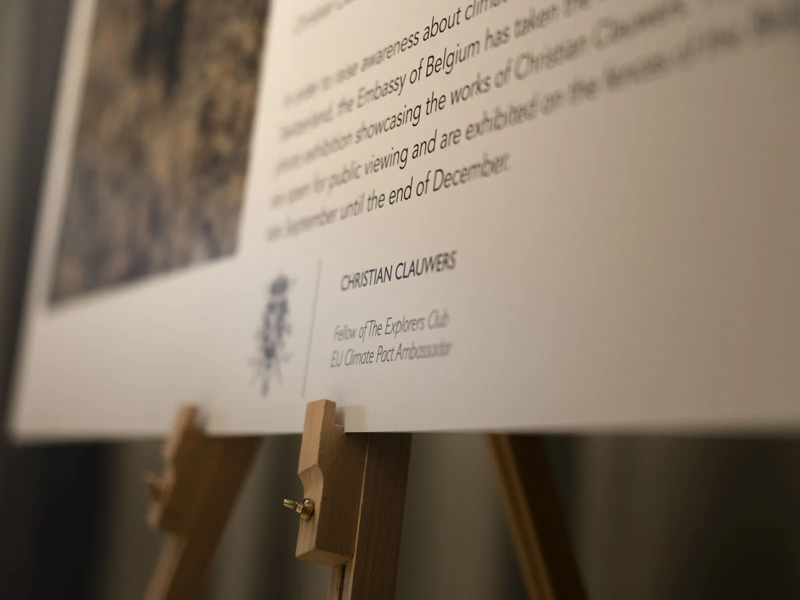 Vernissage Fotoausstellung Christian Clauwers am 7. Oktober 2025 an der Universität Liechtenstein.