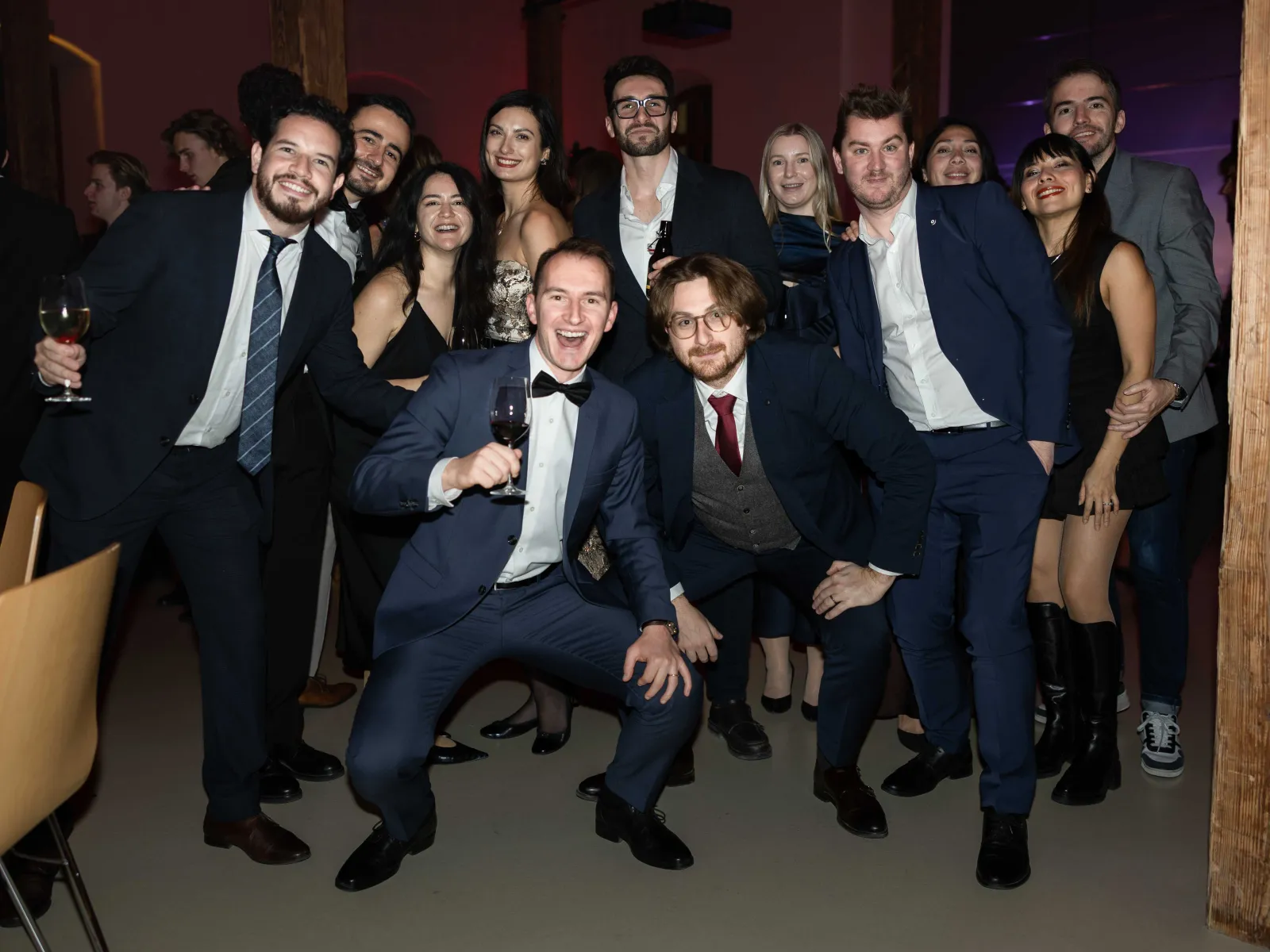 Posierende-Gruppe-Uniball-Liechtenstein