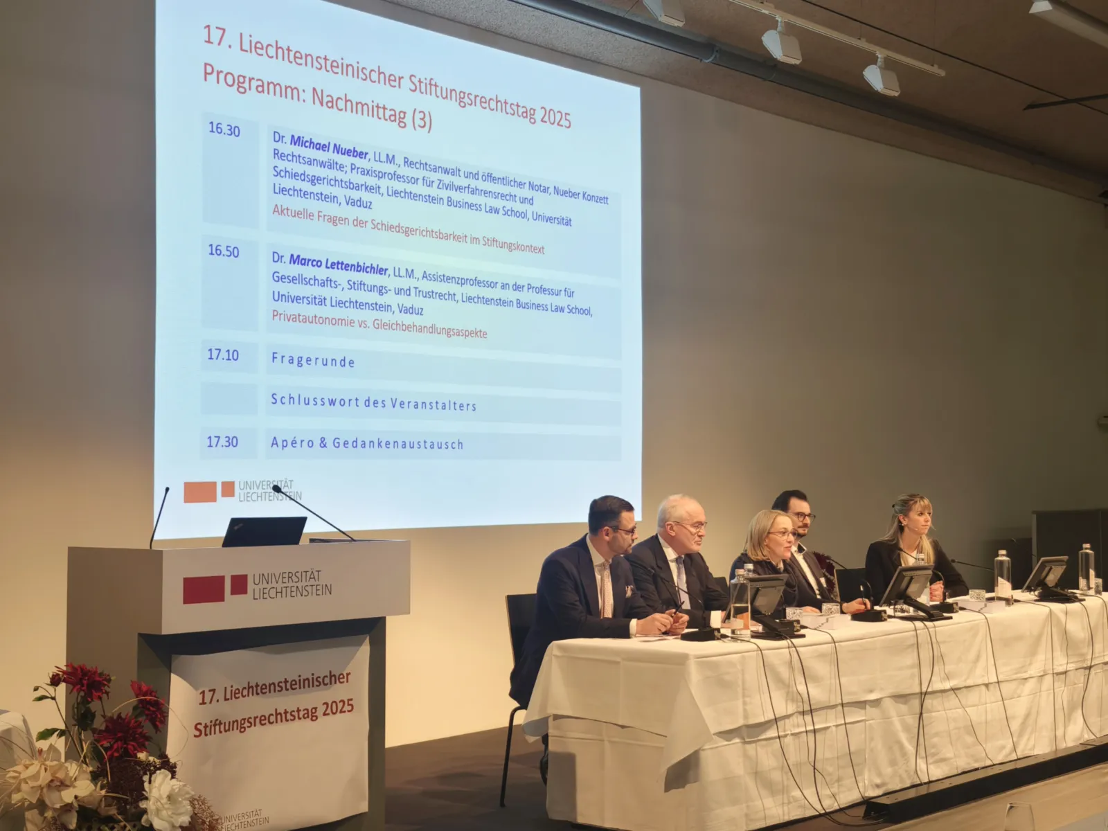 Fragerunde am Stiftungsrechtstag