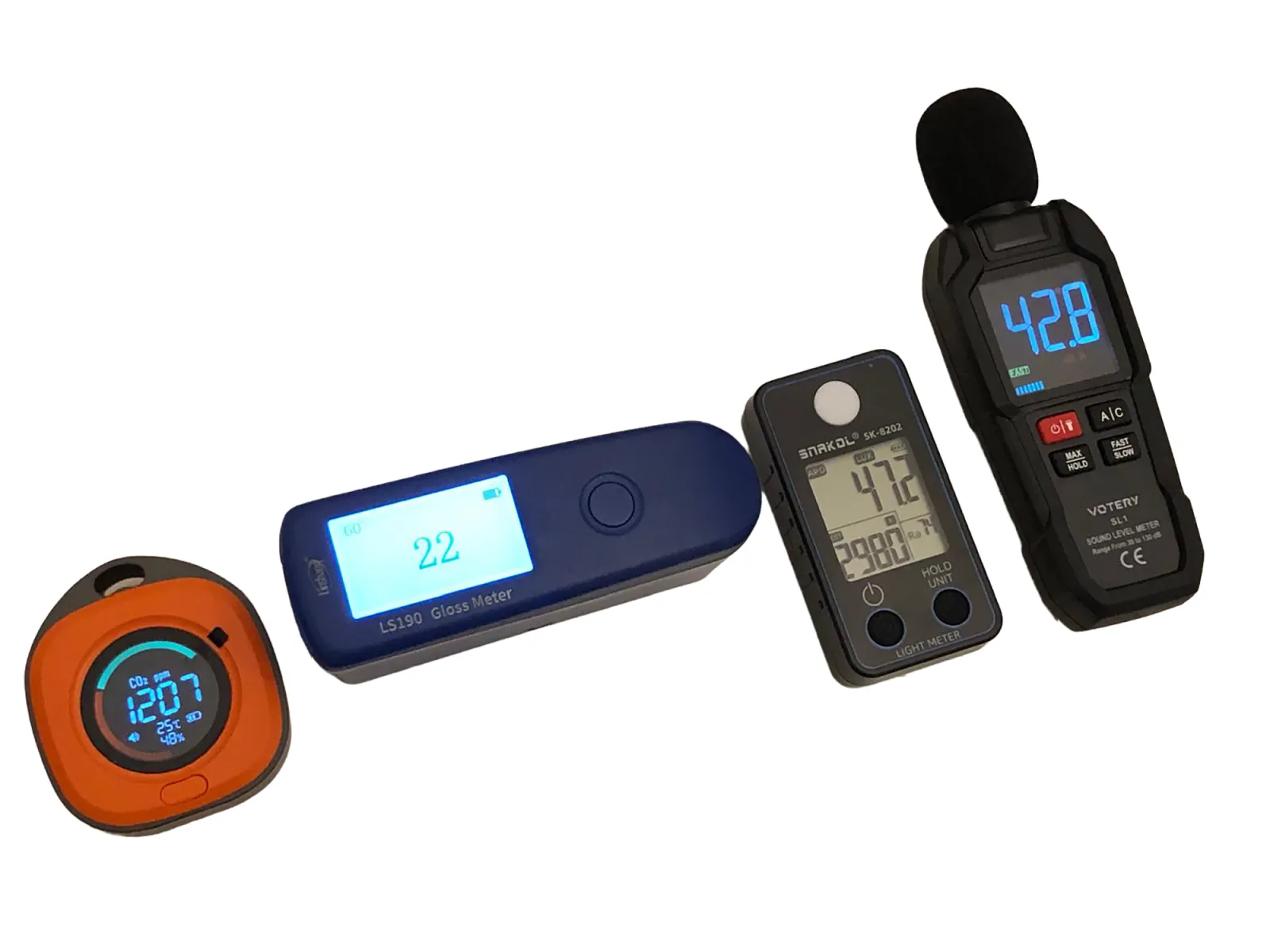 Messgeräte räumlicher Umweltfaktoren