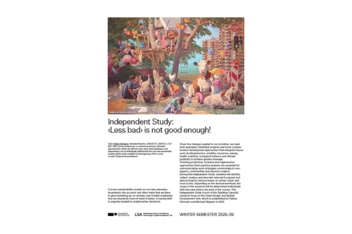 Cover einer Independent Study mit dem Titel "Less bad is not enough"