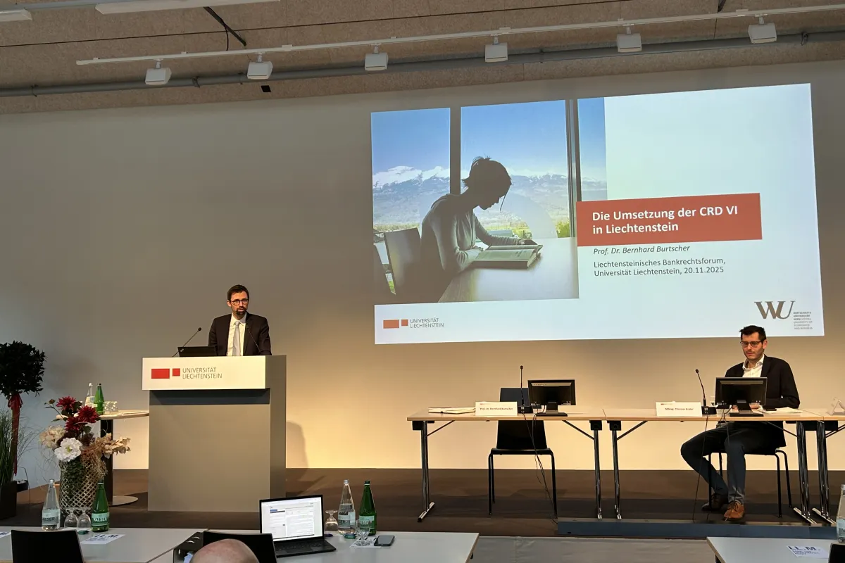 Referent am Bankrechtsforum