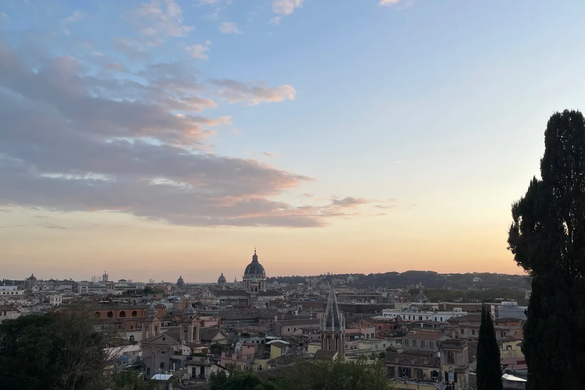 Rom bei Sonnenuntergang