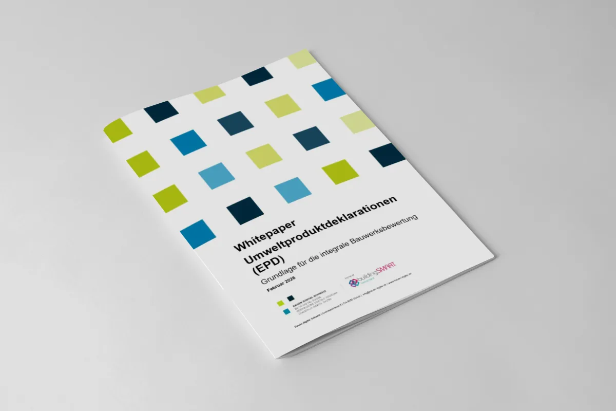 Cover mit bunten Quadraten und schwarzer Schrift