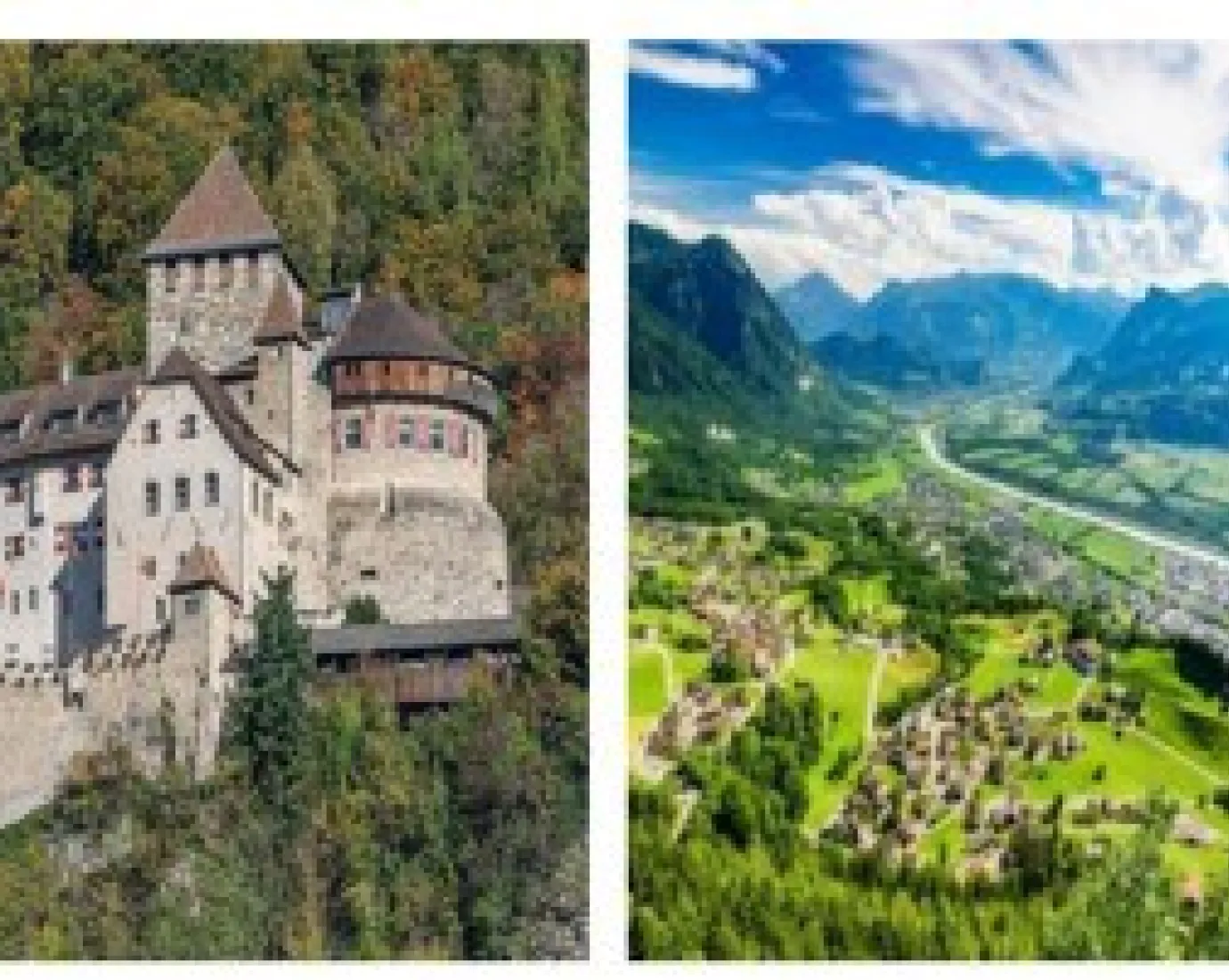 Dr. Pejman Ebrahimi und Prof. Dr. Johannes Schneider von der Universität Liechtenstein präsentieren ihre wissenschaftliche Studie über die Anwendung von KI-Modellen zur Umwandlung von Bildern von Liechtensteiner Sehenswürdigkeiten in Text.