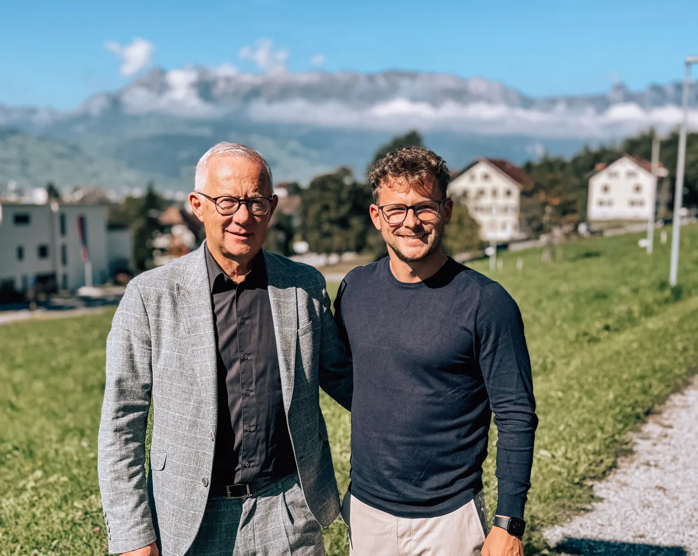 Prof. Dr. Leo Brecht und Dr. Daniel Knapp