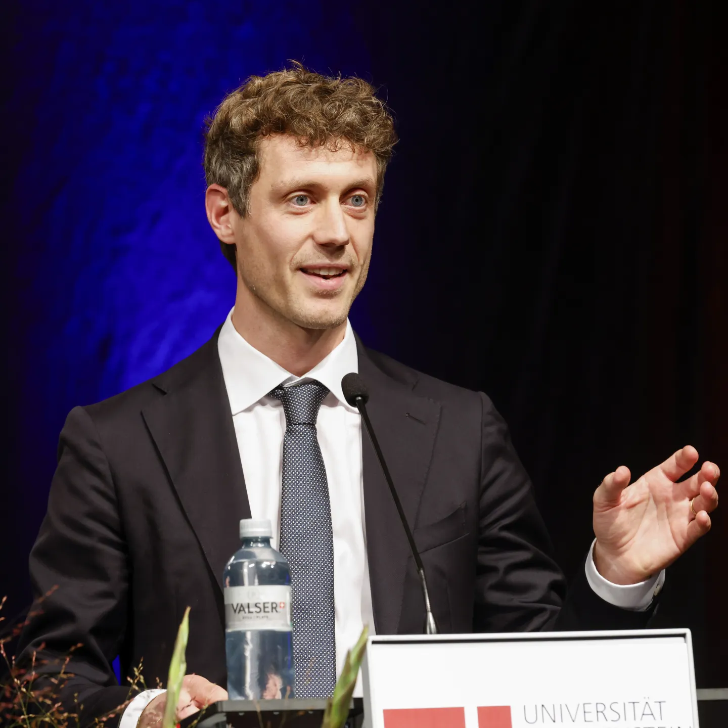 Der Festredner der Weiterbildung, Maximilian Rüdisser