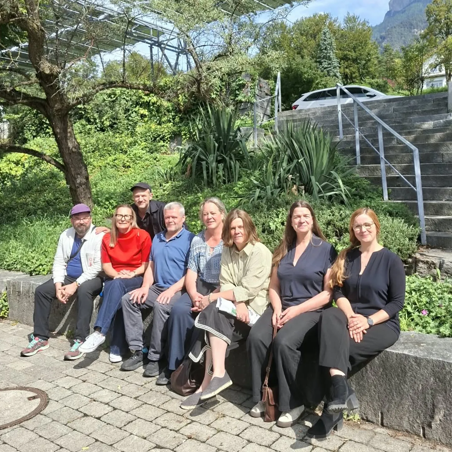 Besuchergruppe aus Bergen