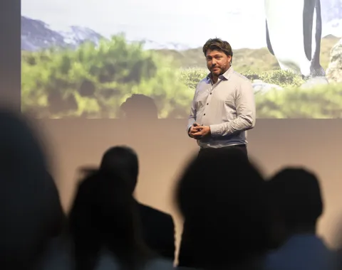 Vernissage Fotoausstellung Christian Clauwers am 7. Oktober 2025 an der Universität Liechtenstein.