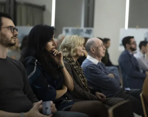 Vernissage Fotoausstellung Christian Clauwers am 7. Oktober 2025 an der Universität Liechtenstein.