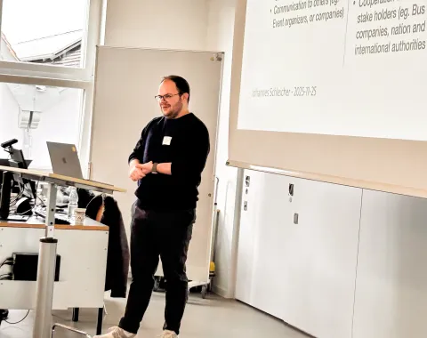 Vortrag Johannes Schleicher - Alumni-Talk Master Wirtschaftsinformatik 