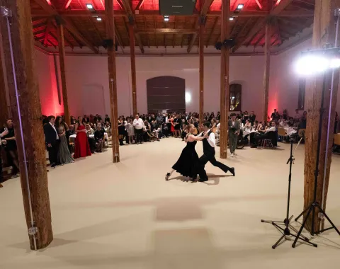 Taenzerin-wartet-Tanzflaeche-Uniball-Liechtenstein