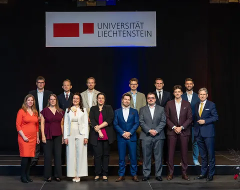 Impressionen Diplomfeier Weiterbildung Universität Liechtenstein September 2026