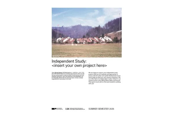 Plakat zu einer Independent Study mit dem Titel "Your own Project"