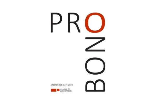 Cover des Pro Bono Jahresberichts 2022