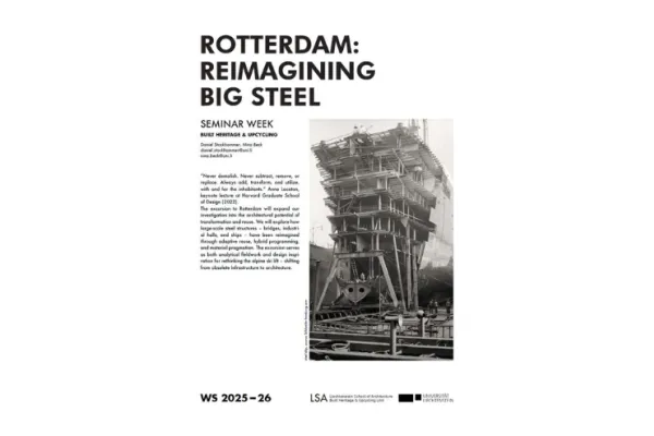 Cover der Exkursion nach Rotterdam
