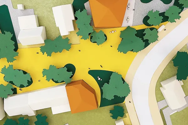 Buntes Städtebauliches Modell