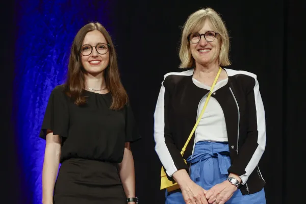Auf dem Bild sind Lina Gaspari und Barbara Dillenkofer-Keppler.