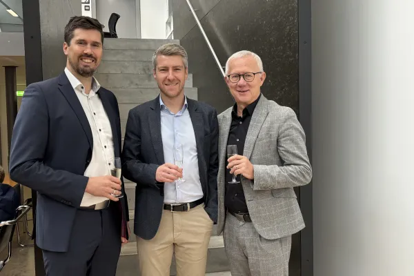 Martin Angerer, Adrian Klammer und Leo Brecht