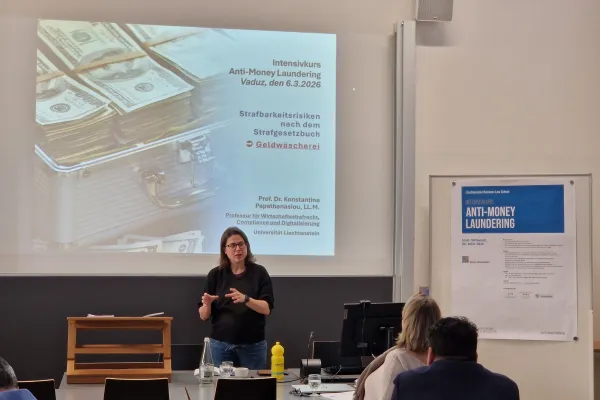 News_Intensivkurs_Anti-Money-Laundering_Geldwaescherei_Universitaet-Liechtenstein