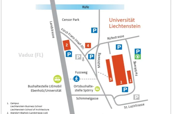 Lageplan Wohnheim