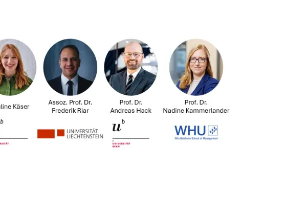 Porträts der ausgezeichneten Forschenden zum Thema Familienunternehmen der Universität Liechtenstein.