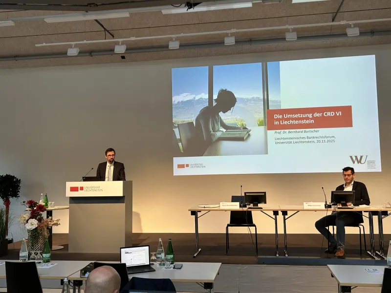 Referent am Bankrechtsforum